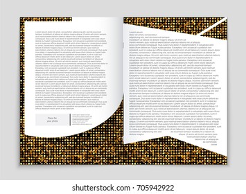 Abstract vector layout background set. For art template design, list, front page, mockup brochure theme style, banner, idea, cover, booklet, print, flyer, book, blank, card, ad, sign, sheet, a4