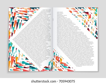 Abstract vector layout background set. For art template design, list, front page, mockup brochure theme style, banner, idea, cover, booklet, print, flyer, book, blank, card, ad, sign, sheet, a4