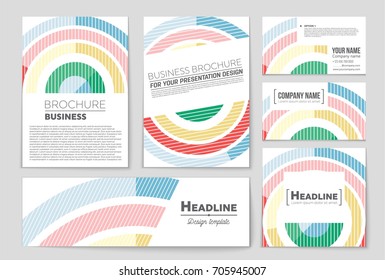 Abstract vector layout background set. For art template design, list, front page, mockup brochure theme style, banner, idea, cover, booklet, print, flyer, book, blank, card, ad, sign, sheet, a4.