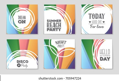 Abstract vector layout background set. For art template design, list, front page, mockup brochure theme style, banner, idea, cover, booklet, print, flyer, book, blank, card, ad, sign, sheet,, a4.