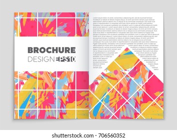 Abstract vector layout background set. For art template design, list, front page, mockup brochure theme style, banner, idea, cover, booklet, print, flyer, book, blank, card, ad, sign, sheet, a4