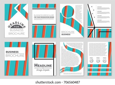 Abstract vector layout background set. For art template design, list, front page, mockup brochure theme style, banner, idea, cover, booklet, print, flyer, book, blank, card, ad, sign, sheet, a4.