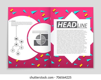 Abstract vector layout background set. For art template design, list, front page, mockup brochure theme style, banner, idea, cover, booklet, print, flyer, book, blank, card, ad, sign, sheet, a4