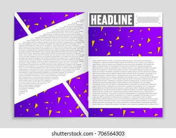 Abstract vector layout background set. For art template design, list, front page, mockup brochure theme style, banner, idea, cover, booklet, print, flyer, book, blank, card, ad, sign, sheet, a4