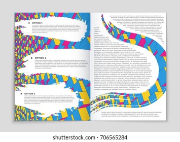 Abstract vector layout background set. For art template design, list, front page, mockup brochure theme style, banner, idea, cover, booklet, print, flyer, book, blank, card, ad, sign, sheet, a4