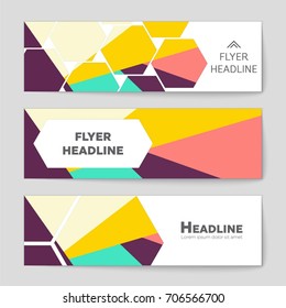 Abstract vector layout background set. For art template design, list, front page, mockup brochure theme style, banner, idea, cover, booklet, print, flyer, book, blank, card, ad, sign, sheet, a4