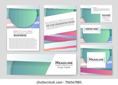 Abstract vector layout background set. For art template design, list, front page, mockup brochure theme style, banner, idea, cover, booklet, print, flyer, book, blank, card, ad, sign, sheet,, a4.