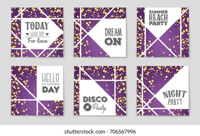 Abstract vector layout background set. For art template design, list, front page, mockup brochure theme style, banner, idea, cover, booklet, print, flyer, book, blank, card, ad, sign, sheet, a4.