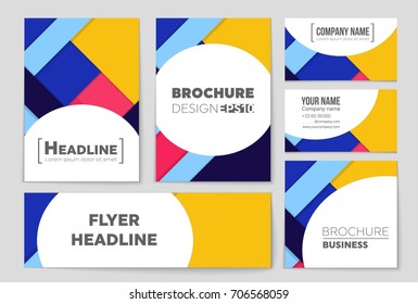 Abstract vector layout background set. For art template design, list, front page, mockup brochure theme style, banner, idea, cover, booklet, print, flyer, book, blank, card, ad, sign, sheet,, a4.