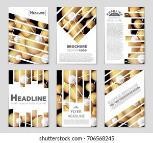 Abstract vector layout background set. For art template design, list, front page, mockup brochure theme style, banner, idea, cover, booklet, print, flyer, book, blank, card, ad, sign, sheet, a4.
