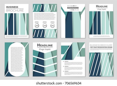 Abstract vector layout background set. For art template design, list, front page, mockup brochure theme style, banner, idea, cover, booklet, print, flyer, book, blank, card, ad, sign, sheet,, a4.
