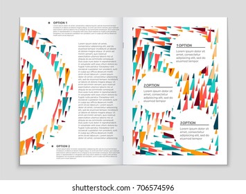 Abstract vector layout background set. For art template design, list, front page, mockup brochure theme style, banner, idea, cover, booklet, print, flyer, book, blank, card, ad, sign, sheet, a4