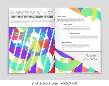 Abstract vector layout background set. For art template design, list, front page, mockup brochure theme style, banner, idea, cover, booklet, print, flyer, book, blank, card, ad, sign, sheet, a4