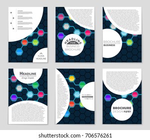 Abstract vector layout background set. For art template design, list, front page, mockup brochure theme style, banner, idea, cover, booklet, print, flyer, book, blank, card, ad, sign, sheet, a4.