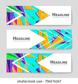 Abstract vector layout background set. For art template design, list, front page, mockup brochure theme style, banner, idea, cover, booklet, print, flyer, book, blank, card, ad, sign, sheet, a4.