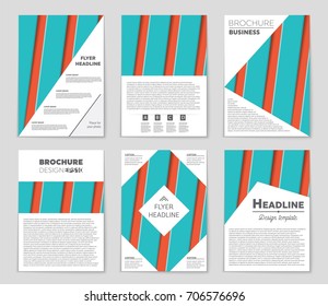 Abstract vector layout background set. For art template design, list, front page, mockup brochure theme style, banner, idea, cover, booklet, print, flyer, book, blank, card, ad, sign, sheet, a4.