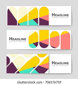 Abstract vector layout background set. For art template design, list, front page, mockup brochure theme style, banner, idea, cover, booklet, print, flyer, book, blank, card, ad, sign, sheet, a4