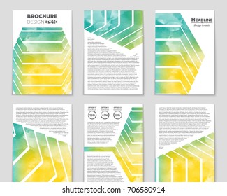 Abstract vector layout background set. For art template design, list, front page, mockup brochure theme style, banner, idea, cover, booklet, print, flyer, book, blank, card, ad, sign, sheet, a4.