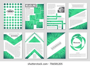 Abstract vector layout background set. For art template design, list, front page, mockup brochure theme style, banner, idea, cover, booklet, print, flyer, book, blank, card, ad, sign, sheet, a4.