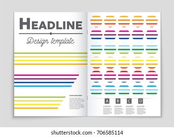 Abstract vector layout background set. For art template design, list, front page, mockup brochure theme style, banner, idea, cover, booklet, print, flyer, book, blank, card, ad, sign, sheet, a4.