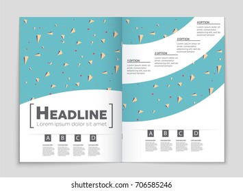 Abstract vector layout background set. For art template design, list, front page, mockup brochure theme style, banner, idea, cover, booklet, print, flyer, book, blank, card, ad, sign, sheet, a4