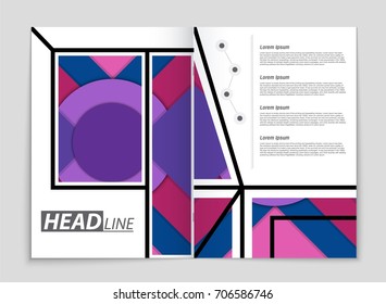 Abstract vector layout background set. For art template design, list, front page, mockup brochure theme style, banner, idea, cover, booklet, print, flyer, book, blank, card, ad, sign, sheet,, a4.