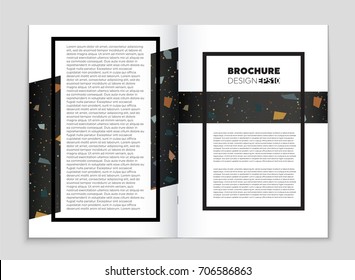 Abstract vector layout background set. For art template design, list, front page, mockup brochure theme style, banner, idea, cover, booklet, print, flyer, book, blank, card, ad, sign, sheet, a4