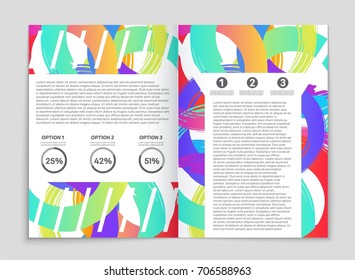 Abstract vector layout background set. For art template design, list, front page, mockup brochure theme style, banner, idea, cover, booklet, print, flyer, book, blank, card, ad, sign, sheet, a4