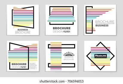 Abstract vector layout background set. For art template design, list, front page, mockup brochure theme style, banner, idea, cover, booklet, print, flyer, book, blank, card, ad, sign, sheet, a4.