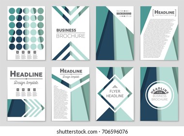 Abstract vector layout background set. For art template design, list, front page, mockup brochure theme style, banner, idea, cover, booklet, print, flyer, book, blank, card, ad, sign, sheet,, a4.