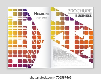 Abstract vector layout background set. For art template design, list, front page, mockup brochure theme style, banner, idea, cover, booklet, print, flyer, book, blank, card, ad, sign, sheet, a4.