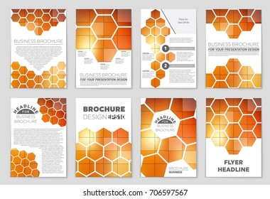 Abstract vector layout background set. For art template design, list, front page, mockup brochure theme style, banner, idea, cover, booklet, print, flyer, book, blank, card, ad, sign, sheet, a4.