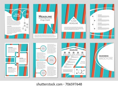 Abstract vector layout background set. For art template design, list, front page, mockup brochure theme style, banner, idea, cover, booklet, print, flyer, book, blank, card, ad, sign, sheet, a4.