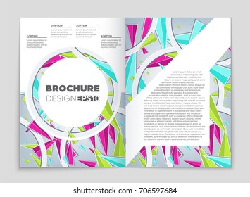 Abstract vector layout background set. For art template design, list, front page, mockup brochure theme style, banner, idea, cover, booklet, print, flyer, book, blank, card, ad, sign, sheet, a4.