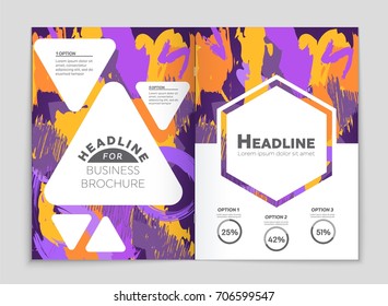 Abstract vector layout background set. For art template design, list, front page, mockup brochure theme style, banner, idea, cover, booklet, print, flyer, book, blank, card, ad, sign, sheet, a4
