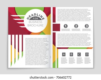 Abstract vector layout background set. For art template design, list, front page, mockup brochure theme style, banner, idea, cover, booklet, print, flyer, book, blank, card, ad, sign, sheet,, a4.