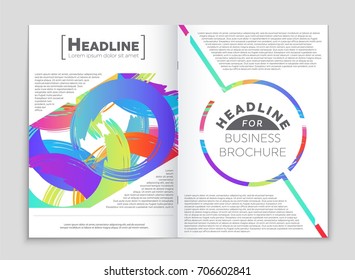 Abstract vector layout background set. For art template design, list, front page, mockup brochure theme style, banner, idea, cover, booklet, print, flyer, book, blank, card, ad, sign, sheet, a4