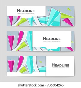 Abstract vector layout background set. For art template design, list, front page, mockup brochure theme style, banner, idea, cover, booklet, print, flyer, book, blank, card, ad, sign, sheet, a4.