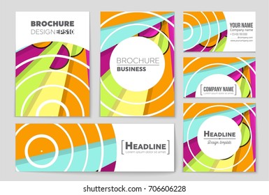 Abstract vector layout background set. For art template design, list, front page, mockup brochure theme style, banner, idea, cover, booklet, print, flyer, book, blank, card, ad, sign, sheet,, a4.