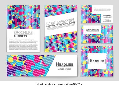 Abstract vector layout background set. For art template design, list, front page, mockup brochure theme style, banner, idea, cover, booklet, print, flyer, book, blank, card, ad, sign, sheet, a4.