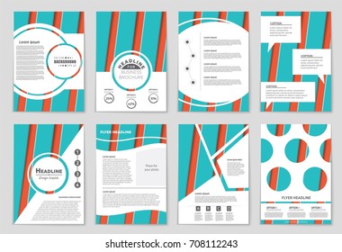 Abstract vector layout background set. For art template design, list, front page, mockup brochure theme style, banner, idea, cover, booklet, print, flyer, book, blank, card, ad, sign, sheet, a4.