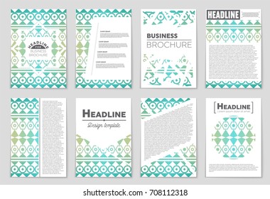 Abstract vector layout background set. For art template design, list, front page, mockup brochure theme style, banner, idea, cover, booklet, print, flyer, book, blank, card, ad, sign, sheet, a4.