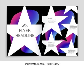 Abstract vector layout background set. For art template design, list, front page, mockup brochure theme style, banner, idea, cover, booklet, print, flyer, book, blank, card, ad, sign, sheet, a4