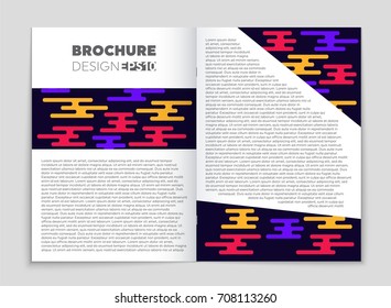 Abstract vector layout background set. For art template design, list, front page, mockup brochure theme style, banner, idea, cover, booklet, print, flyer, book, blank, card, ad, sign, sheet, a4.