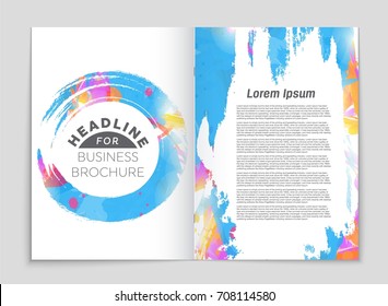 Abstract vector layout background set. For art template design, list, front page, mockup brochure theme style, banner, idea, cover, booklet, print, flyer, book, blank, card, ad, sign, sheet, a4