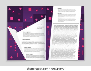Abstract vector layout background set. For art template design, list, front page, mockup brochure theme style, banner, idea, cover, booklet, print, flyer, book, blank, card, ad, sign, sheet, a4.