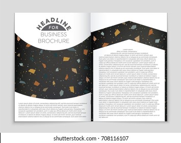 Abstract vector layout background set. For art template design, list, front page, mockup brochure theme style, banner, idea, cover, booklet, print, flyer, book, blank, card, ad, sign, sheet, a4