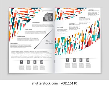 Abstract vector layout background set. For art template design, list, front page, mockup brochure theme style, banner, idea, cover, booklet, print, flyer, book, blank, card, ad, sign, sheet, a4