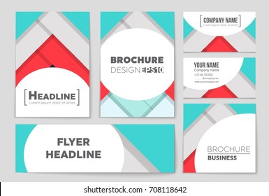 Abstract vector layout background set. For art template design, list, front page, mockup brochure theme style, banner, idea, cover, booklet, print, flyer, book, blank, card, ad, sign, sheet,, a4.