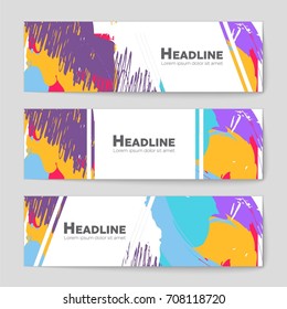 Abstract vector layout background set. For art template design, list, front page, mockup brochure theme style, banner, idea, cover, booklet, print, flyer, book, blank, card, ad, sign, sheet, a4